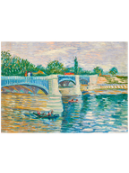 Van Gogh The Bridge At Courbevoie - Art Print