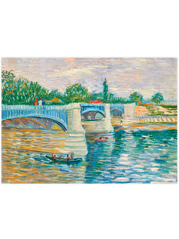 Van Gogh The Bridge At Courbevoie - Art Print