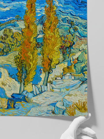 Van Gogh The Poplars at Saint-Rémy - Art Print