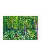 Van Gogh Trees and Undergrowth - Art Print