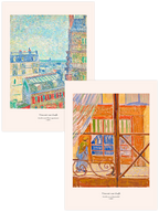 Van Gogh View of Paris - Poster Seti Duo