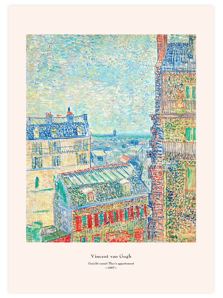 Van Gogh View of Paris - Poster Seti Duo  Poster