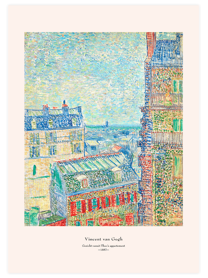 Van Gogh View of Paris - Poster Seti Duo  Poster