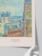 Van Gogh View of Paris from Vincent's Room in the Rue Lepic - Art Print