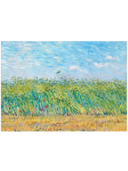 Van Gogh Wheatfield with a Lark - Art Print