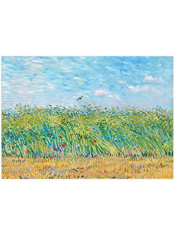 Van Gogh Wheatfield with a Lark - Art Print