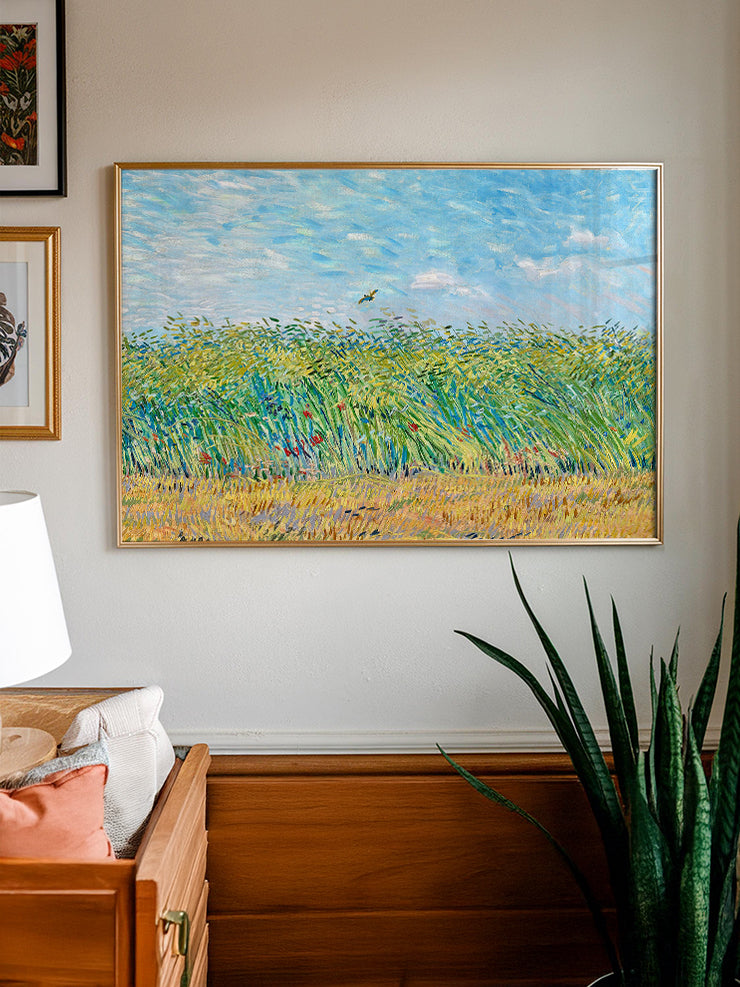 Van Gogh Wheatfield with a Lark - Art Print
