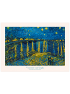 Van Gogh Starry Night Over The Rhone - Art Print