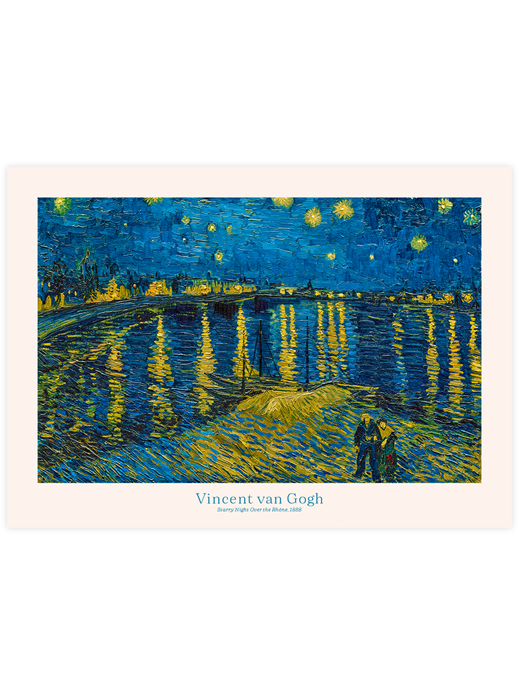 Van Gogh Starry Night Over The Rhone - Art Print