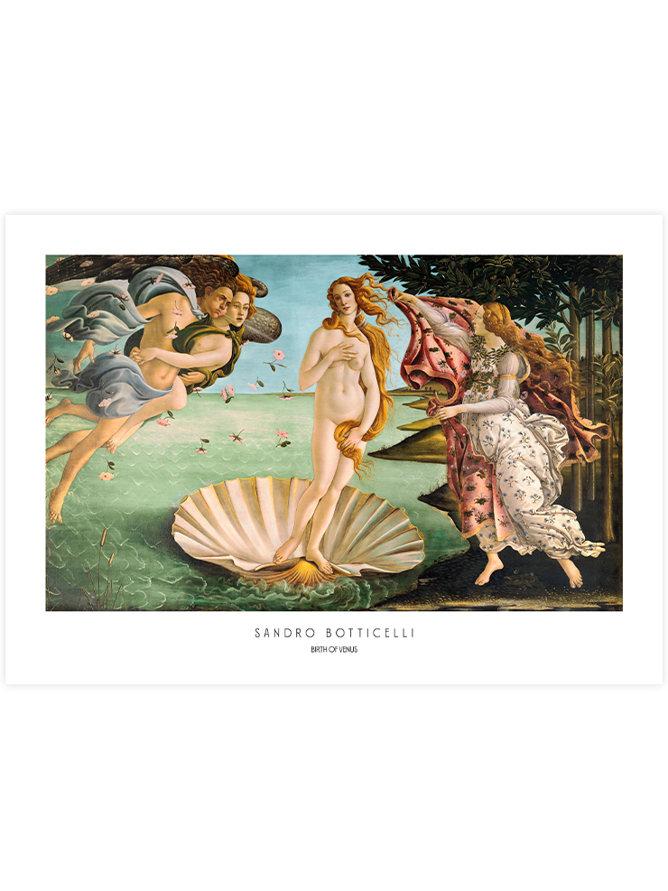 Botticelli The Birth Of Venus (Venüs’ün Doğuşu) - Art Print