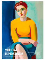 Vilhelm Lundstrom Portrait of Hanne Afiş - Art Print