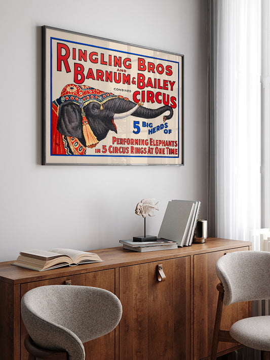 Vintage Bailey Circus - Art Print