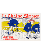 Vintage La Chaine Simpson - Art Print