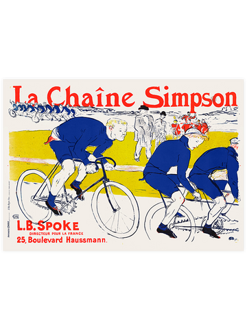 Vintage La Chaine Simpson - Art Print