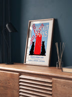 Vintage About Paris - Art Print
