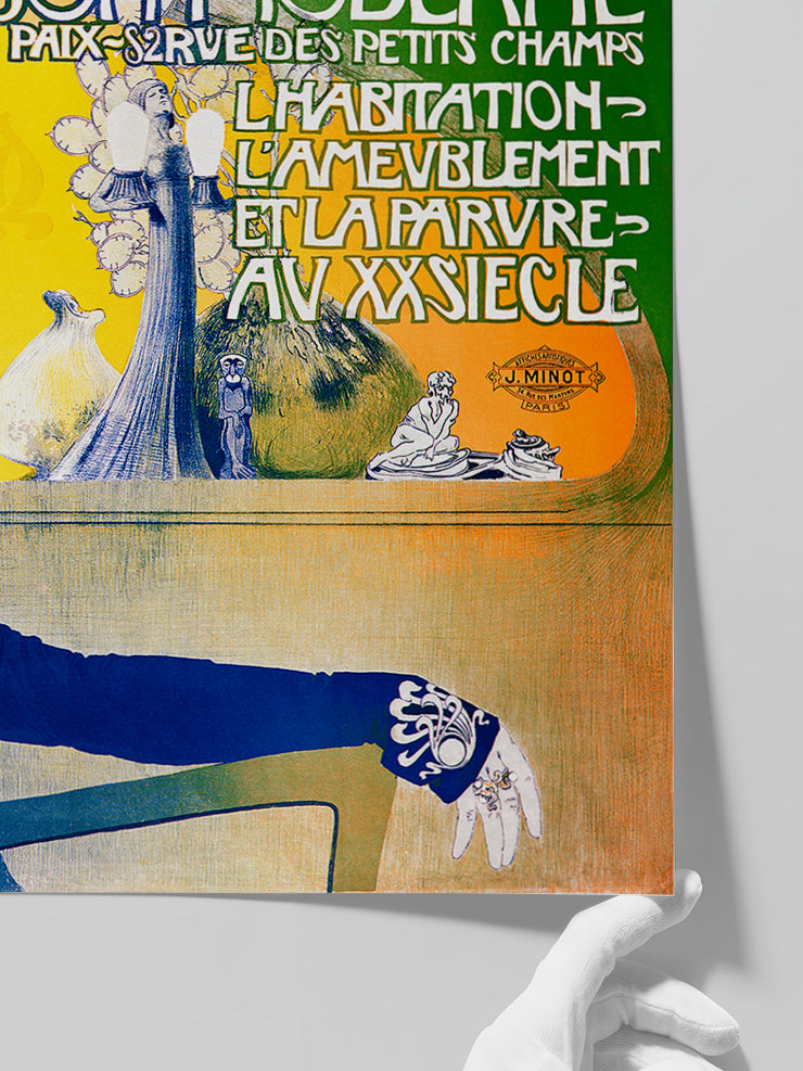 Vintage La Maison Moderne - Art Print  Poster