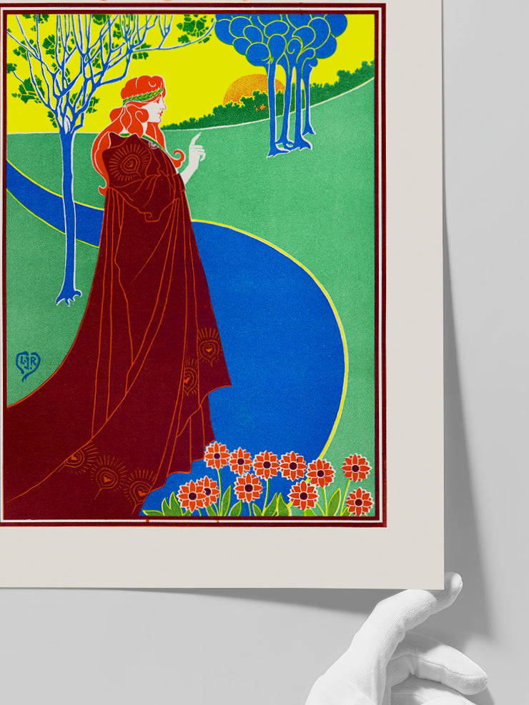 Vintage The Sun - Art Print  Poster