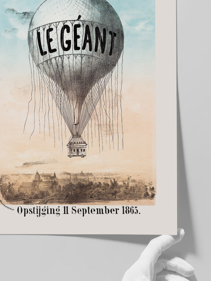 Vintage Le Géant - Art Print  Poster