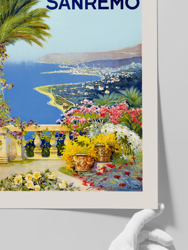 Vintage Sanremo - Art Print  Poster