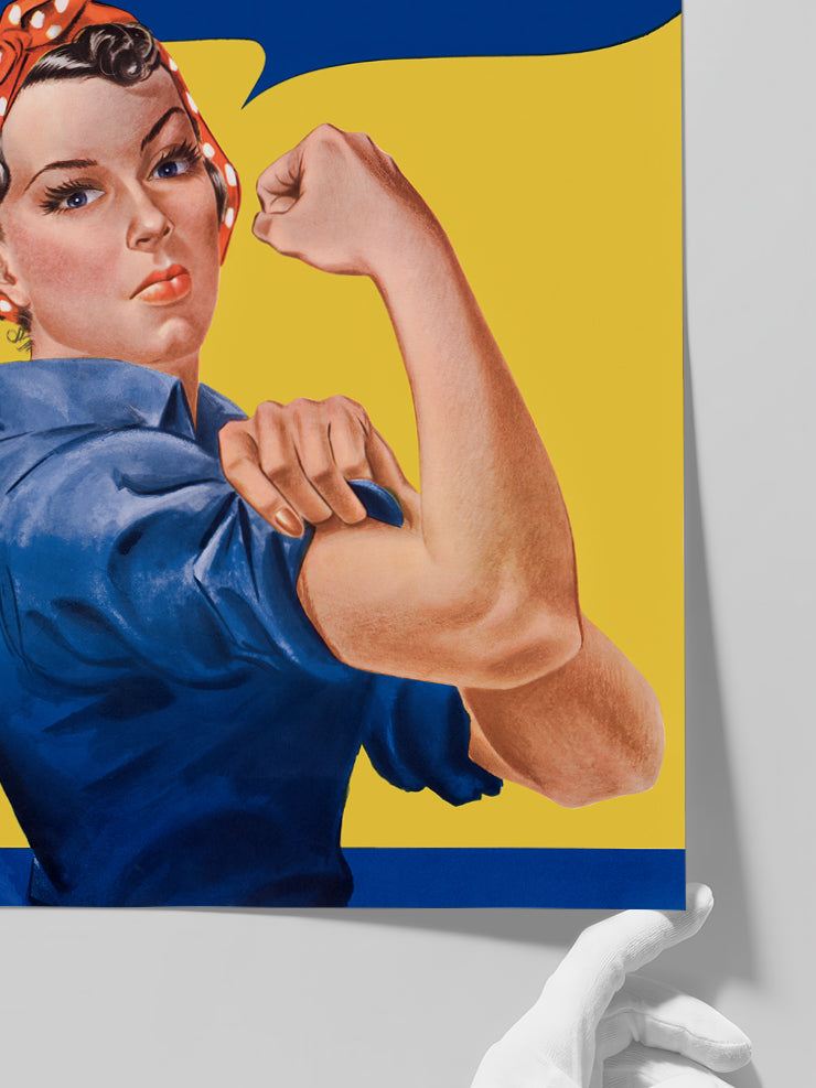 Vintage We Can Do It - Art Print  Poster