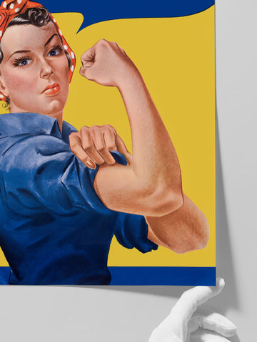Vintage We Can Do It - Art Print