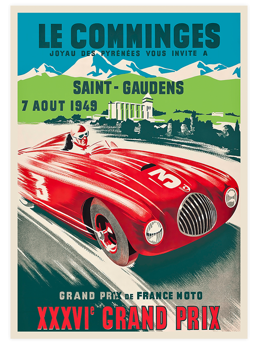 Vintage Grand Prix - Art Print