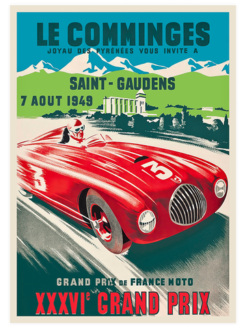 Vintage Grand Prix - Art Print