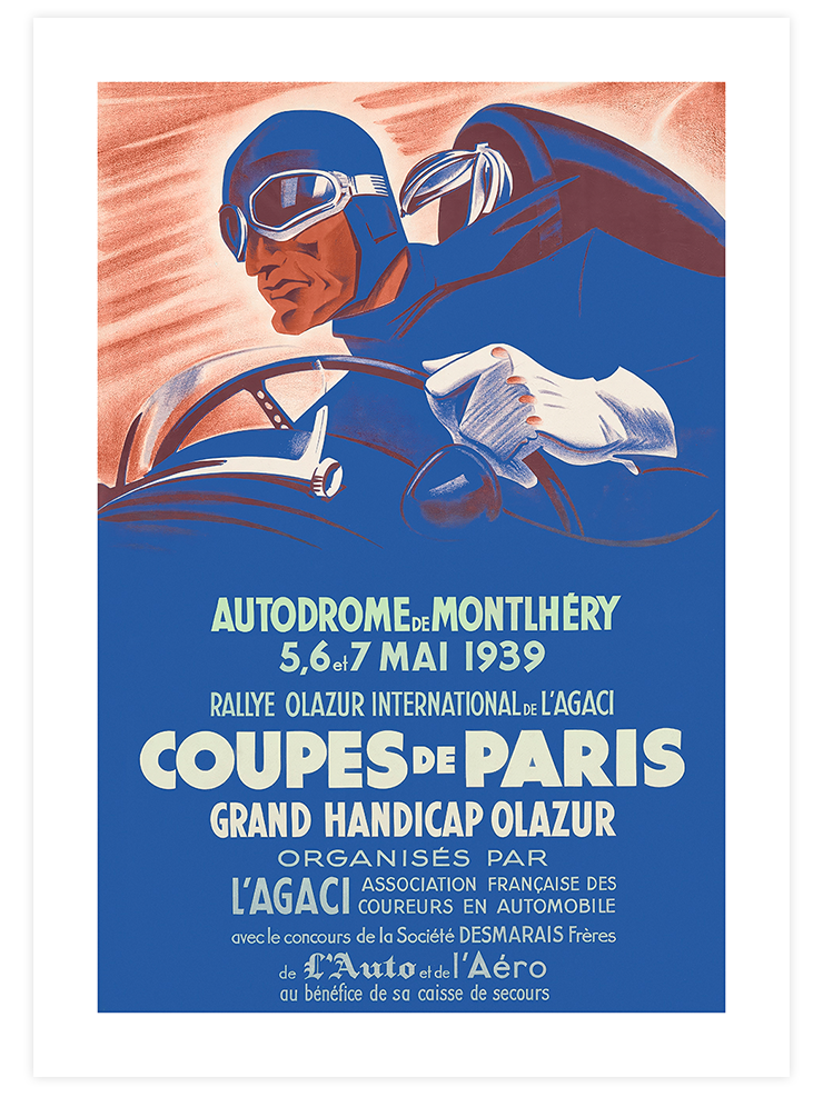 Vintage Rally International - Art Print