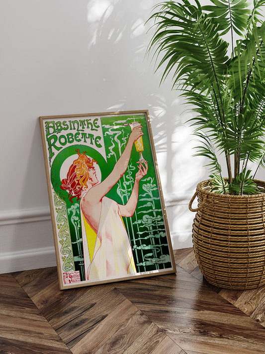 Vintage Absinthe Robette Poster - Giclée Baskı
