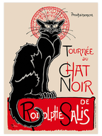 Vintage Le Chat Noir - Art Print
