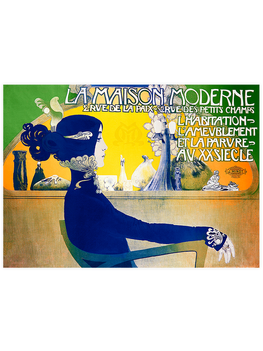 Vintage La Maison Moderne - Art Print