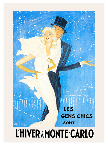 Vintage Les Gens Chics - Art Print