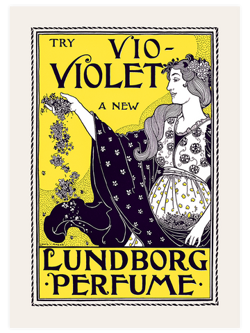 Vintage Vio Violet - Art Print