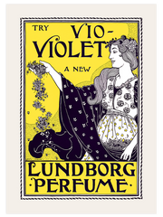 Vintage Vio Violet Poster - Giclée Baskı