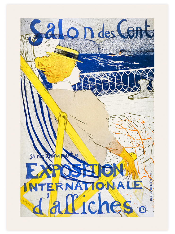 Vintage Salon Des Cent - Art Print Ürün ana görseli