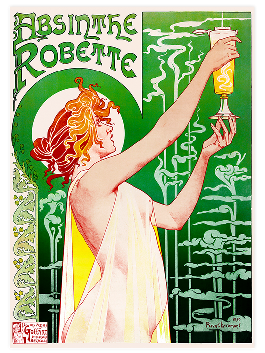 Vintage Absinthe Robette - Art Print