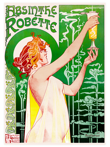 Vintage Absinthe Robette - Art Print