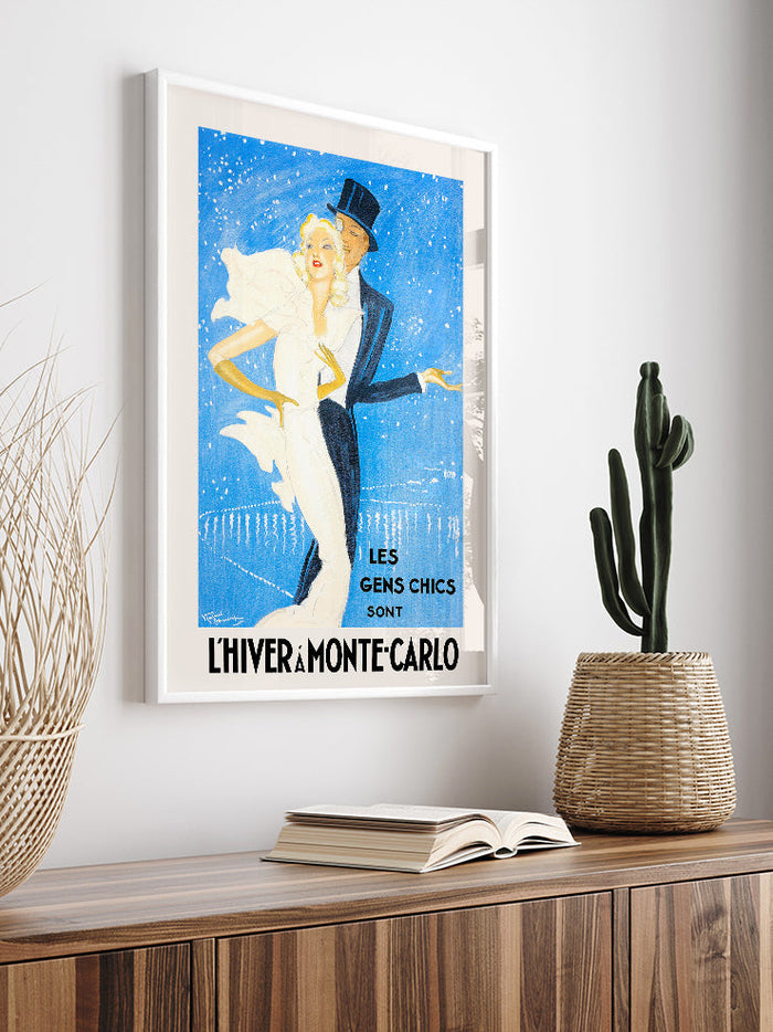 Vintage Les Gens Chics - Art Print  Poster