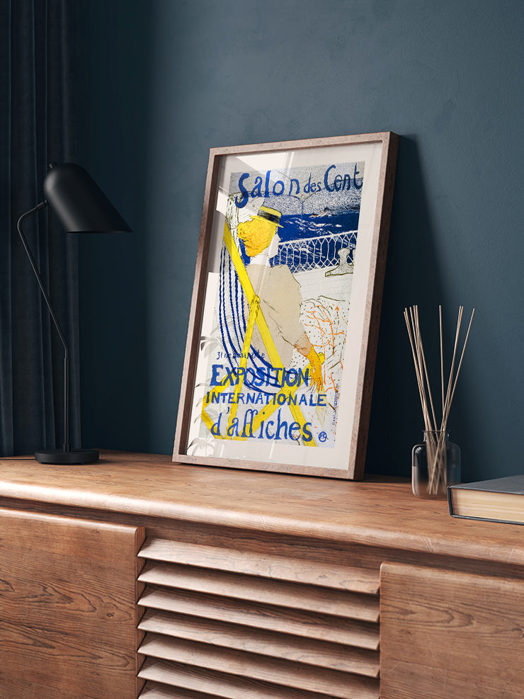 Vintage Salon Des Cent - Art Print  Poster