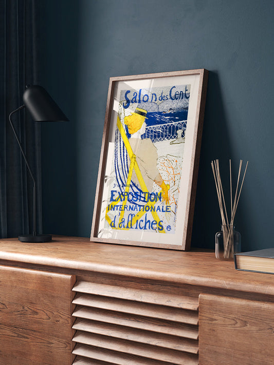 Vintage Salon Des Cent Poster - Giclée Baskı