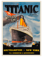 Vintage Titanic - Art Print