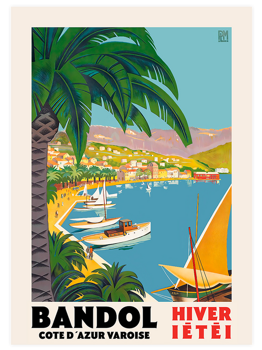 Vintage Cote d’Azur - Art Print