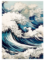 Waves of Okinawa - Art Print