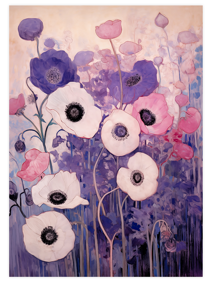 Wild Purple  - Art Print