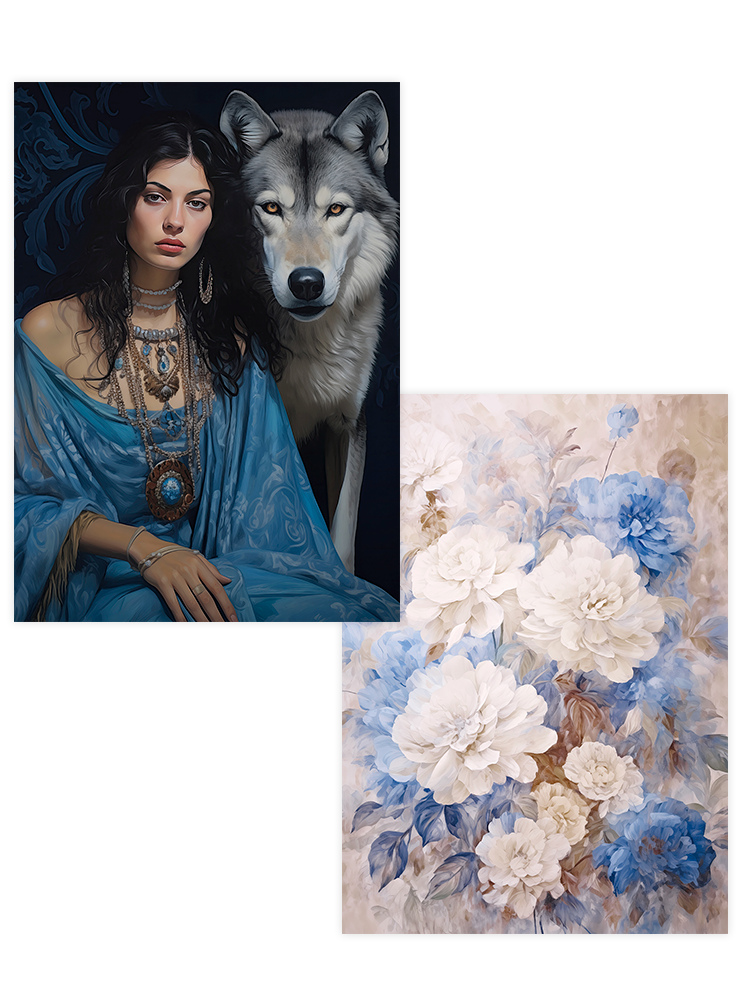 Wild Turquoise - Poster Seti Duo Ürün ana görseli