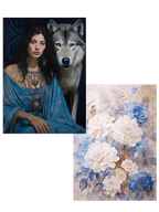 Wild Turquoise - Poster Seti Duo