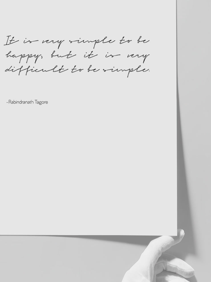 Happiness - Art Print  Poster