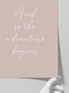 Adventure Begins - Art Print
