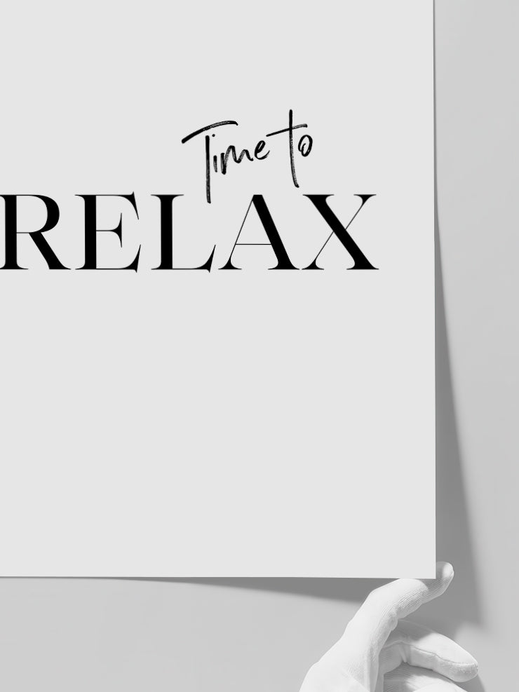 Time to Relax - Art Print  Poster