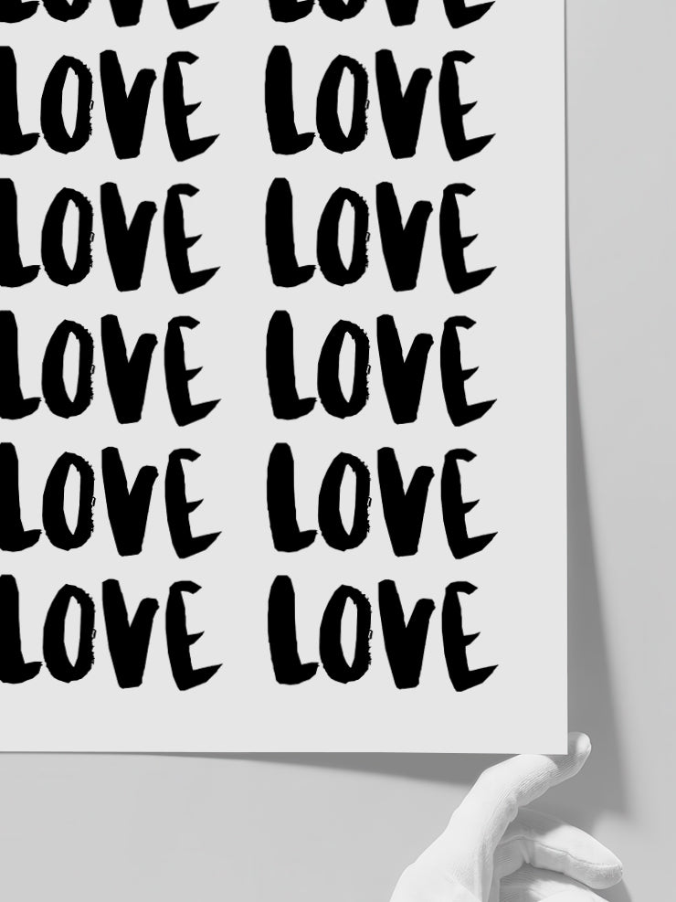 Love N4 - Art Print  Poster